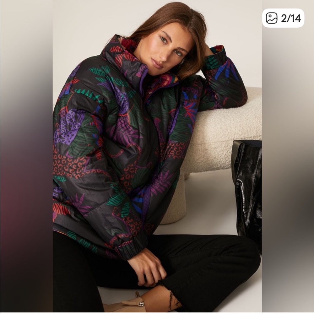 FARM Rio Colorful Patchwork Jacket - Picture 3 of 6